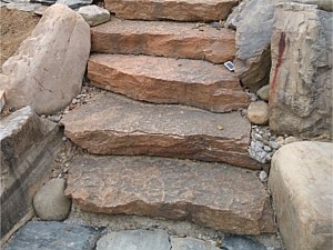 Creekstone Steps & Water Erosion